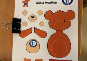 karta pracy Miś Insuliś