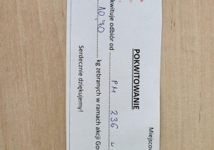 Pokwitowanie z PCK